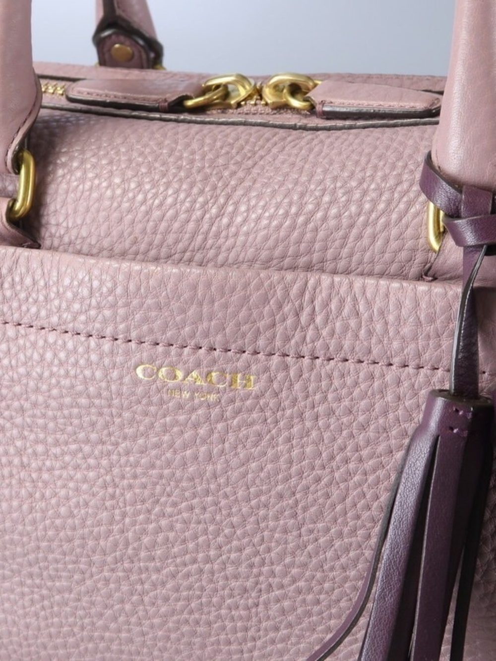 Coach Legacy Haley Pebbled Leather Satchel - Picture 2 of 5